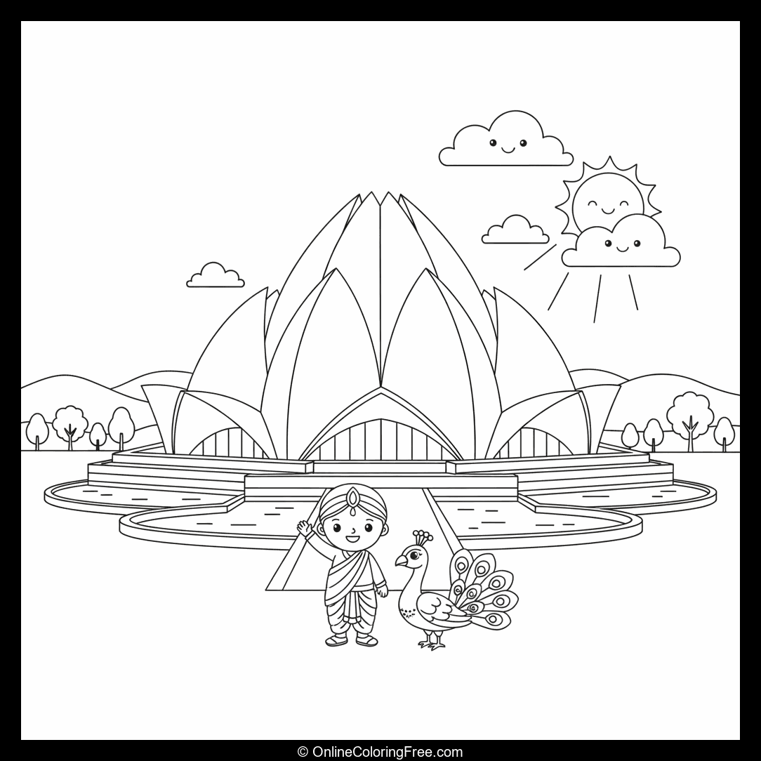 Lotus Temple in India