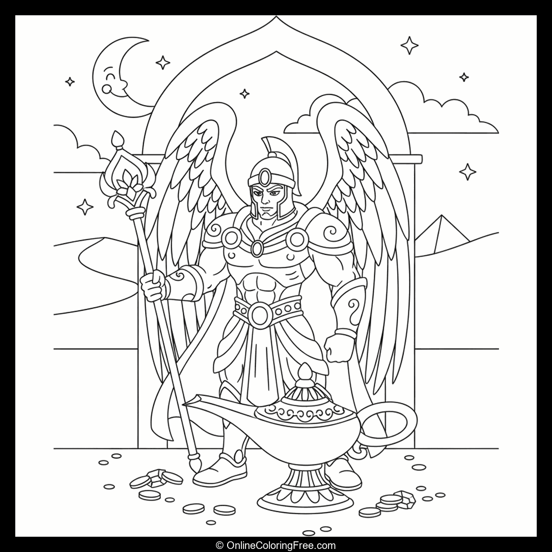 Magical Lamp Guardian