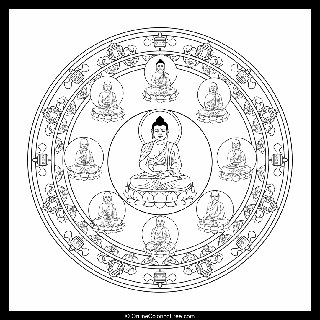 Mandala of Eight Disciples