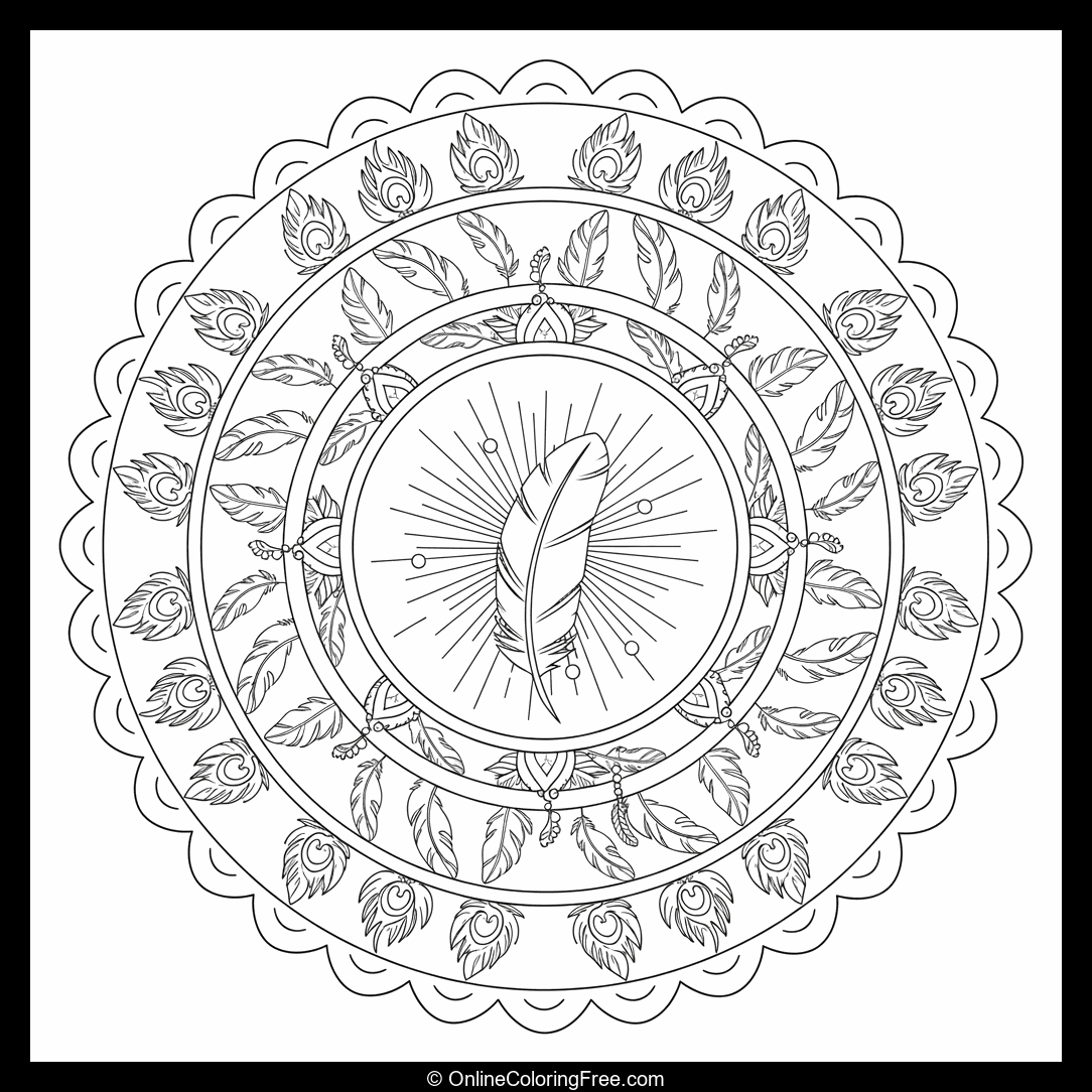 Mandala of Feathers