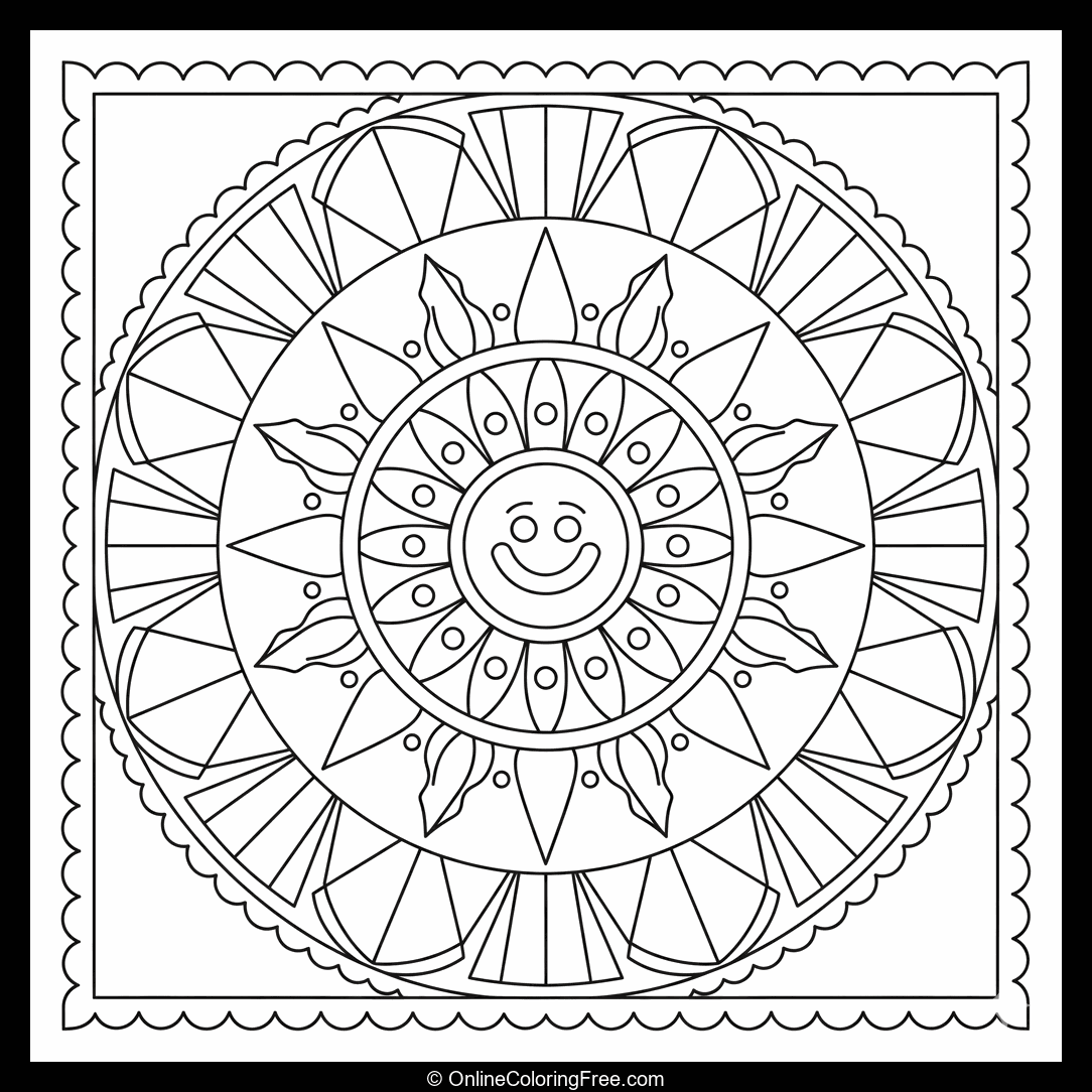 Mandala of Light Rays