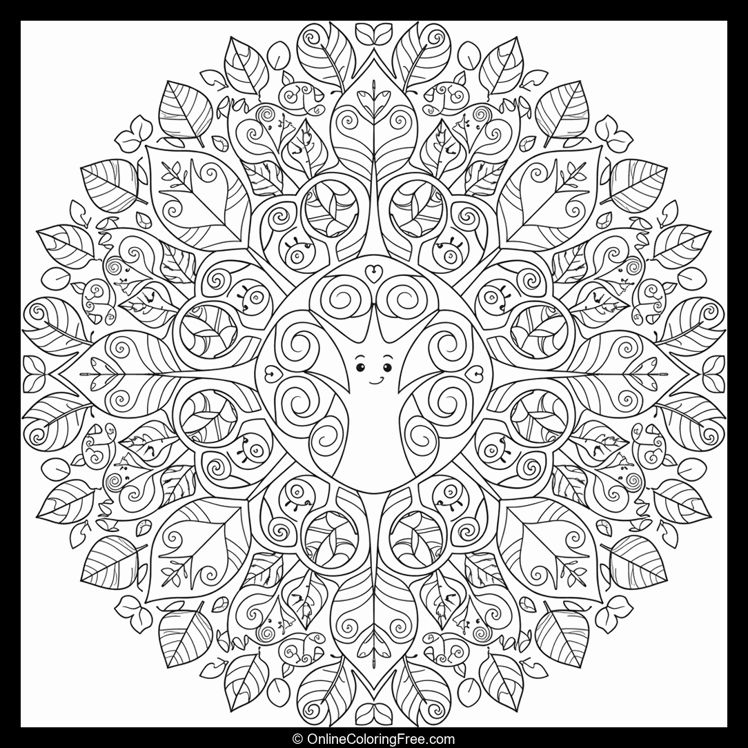 Mandala Trees & Leaves