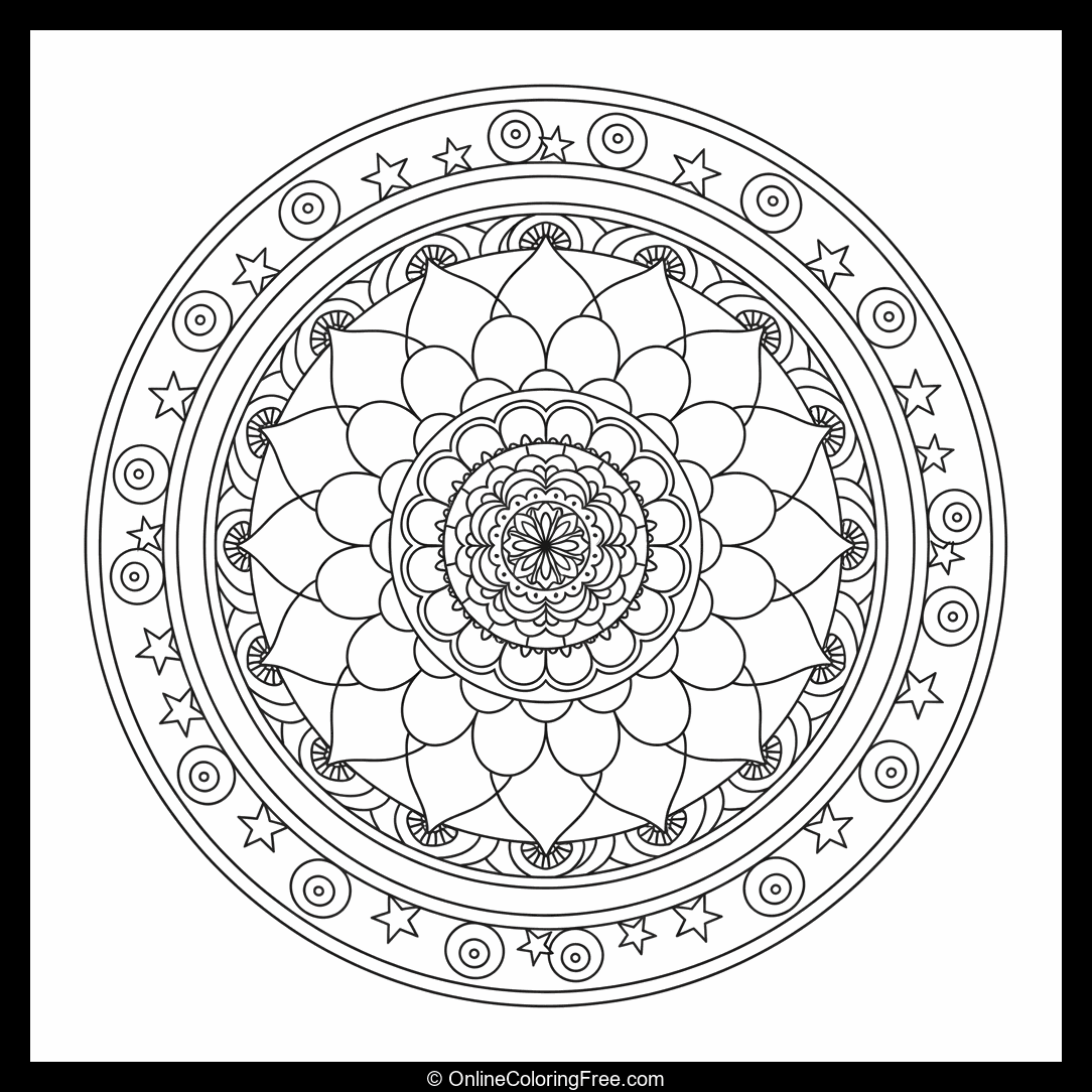 Mandala with Mandala-in-Mandala Design