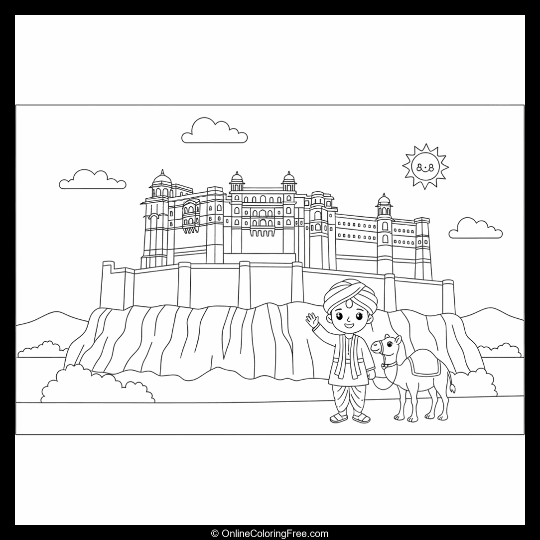 Mehrangarh Fort in India