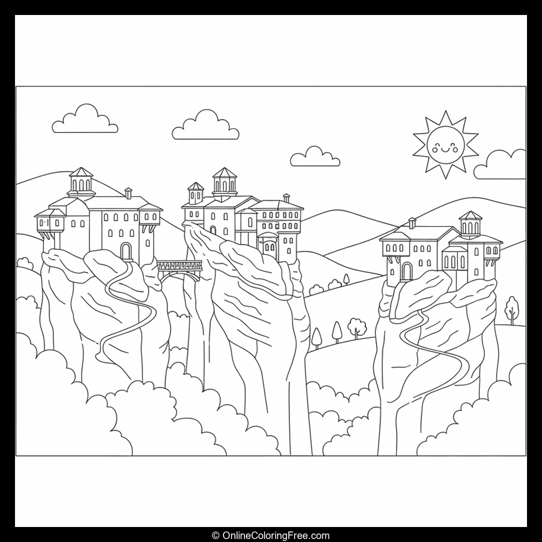 Meteora Monasteries in Greece