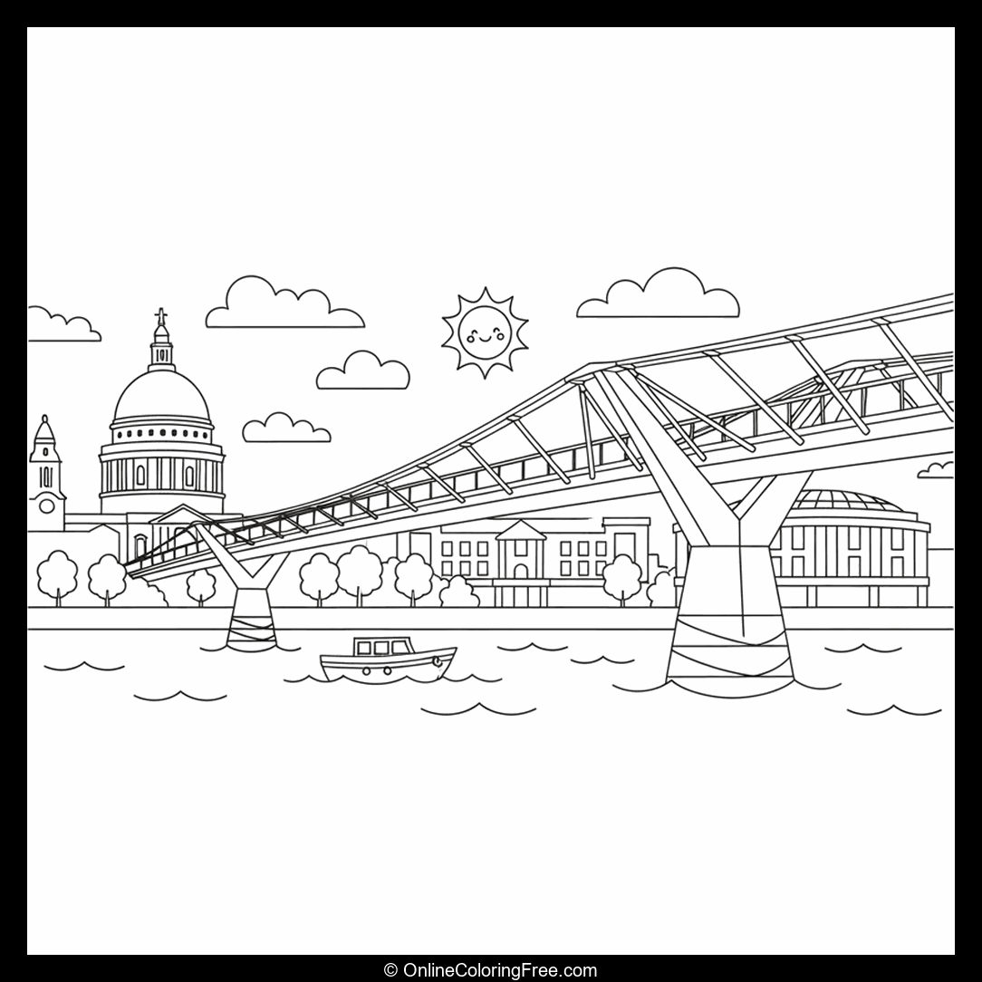 Millennium Bridge in England