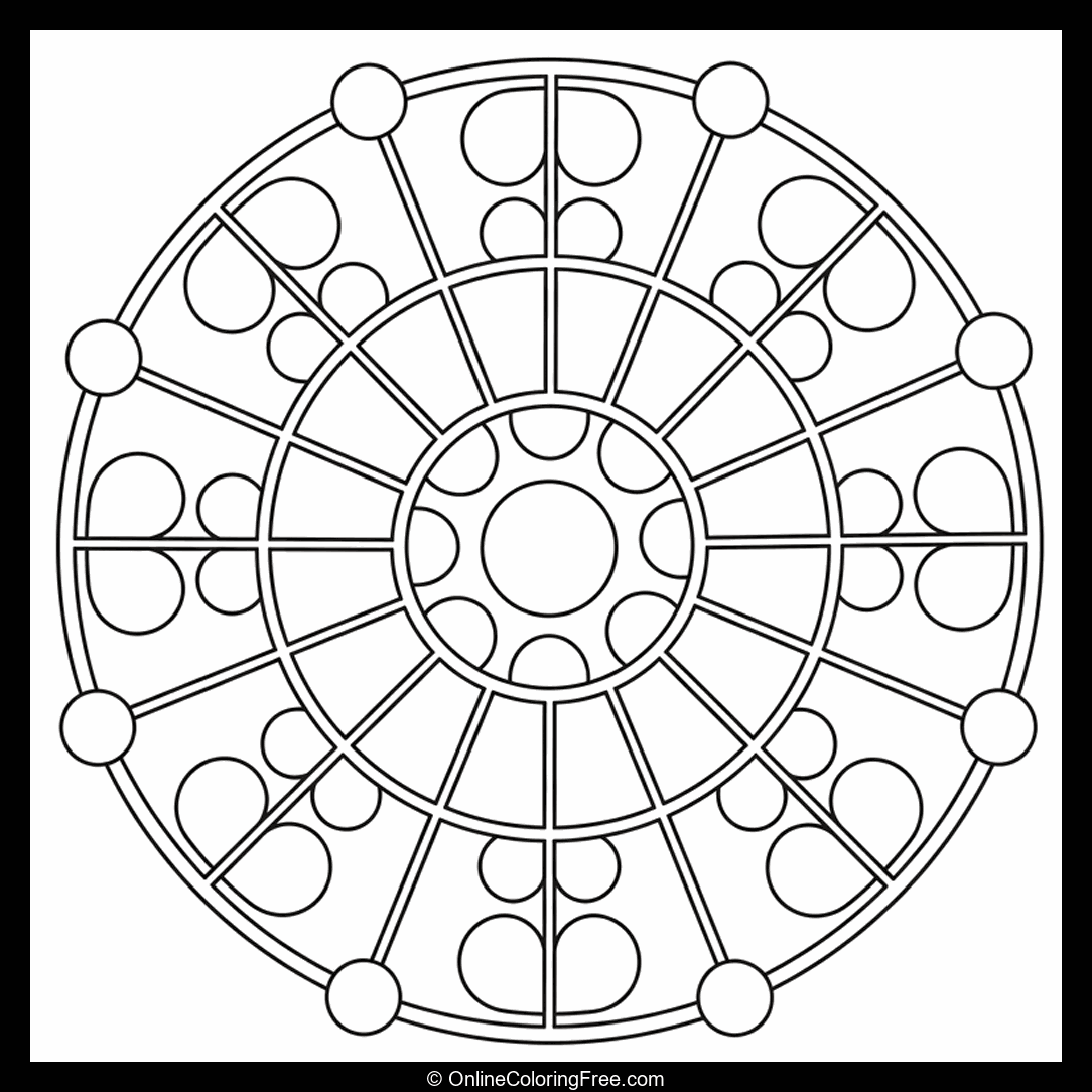 Minimal Line Mandala