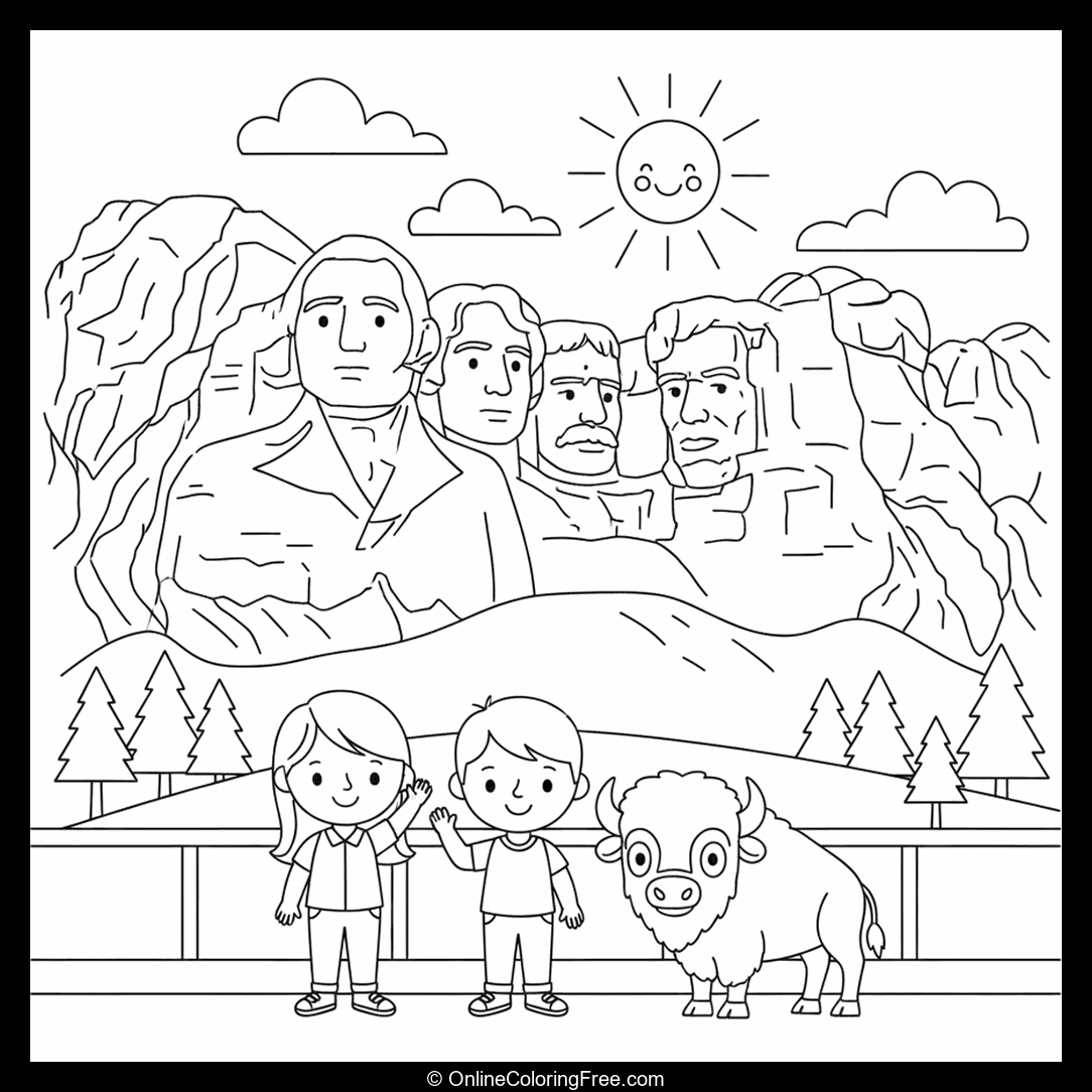 Mount Rushmore in USA