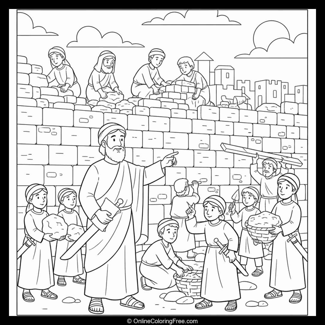 Bible Nehemiah Rebuilds Jerusalem’s Walls