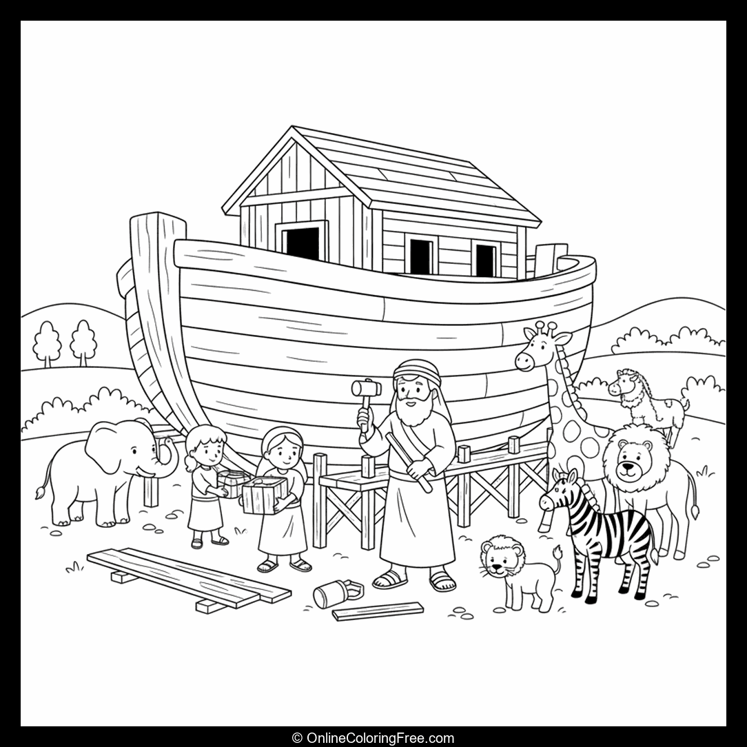 Bible Noah Builds the Ark
