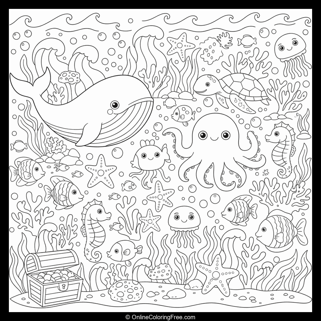 Ocean Life Doodle World