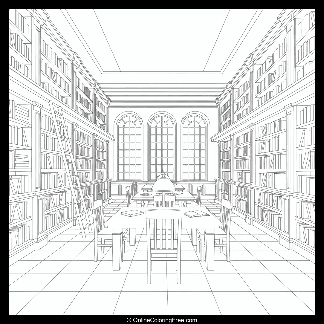 Old Library Interior