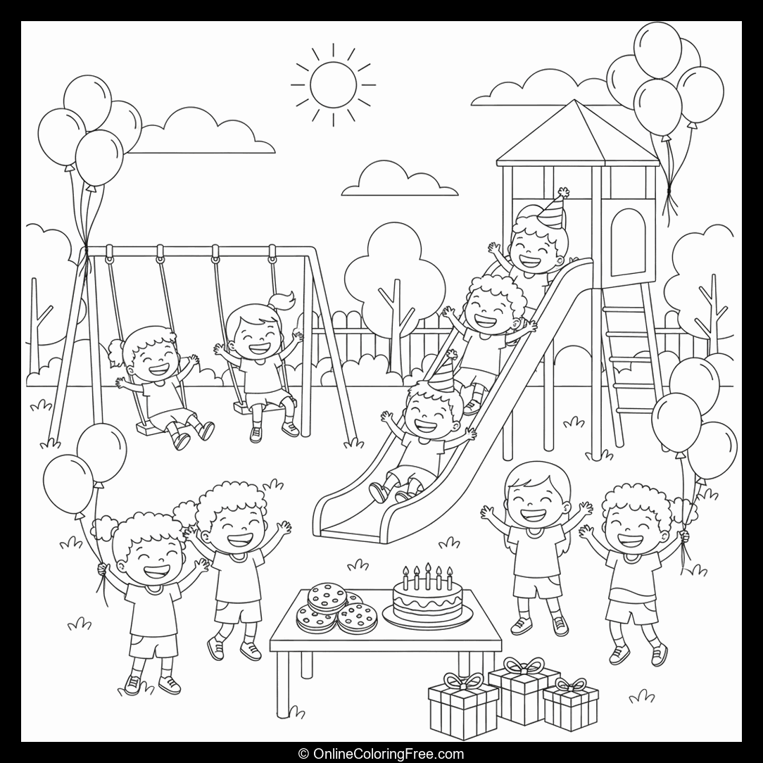 Playground Birthday Party