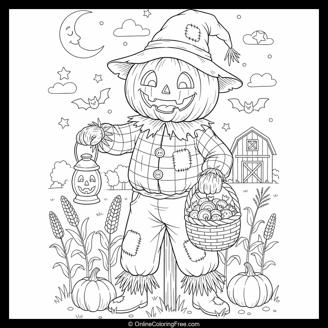 Halloween Pumpkin Scarecrow Hybrid