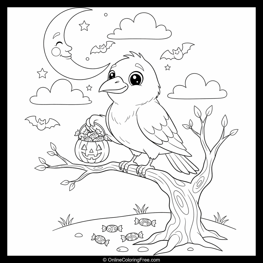 Halloween Raven