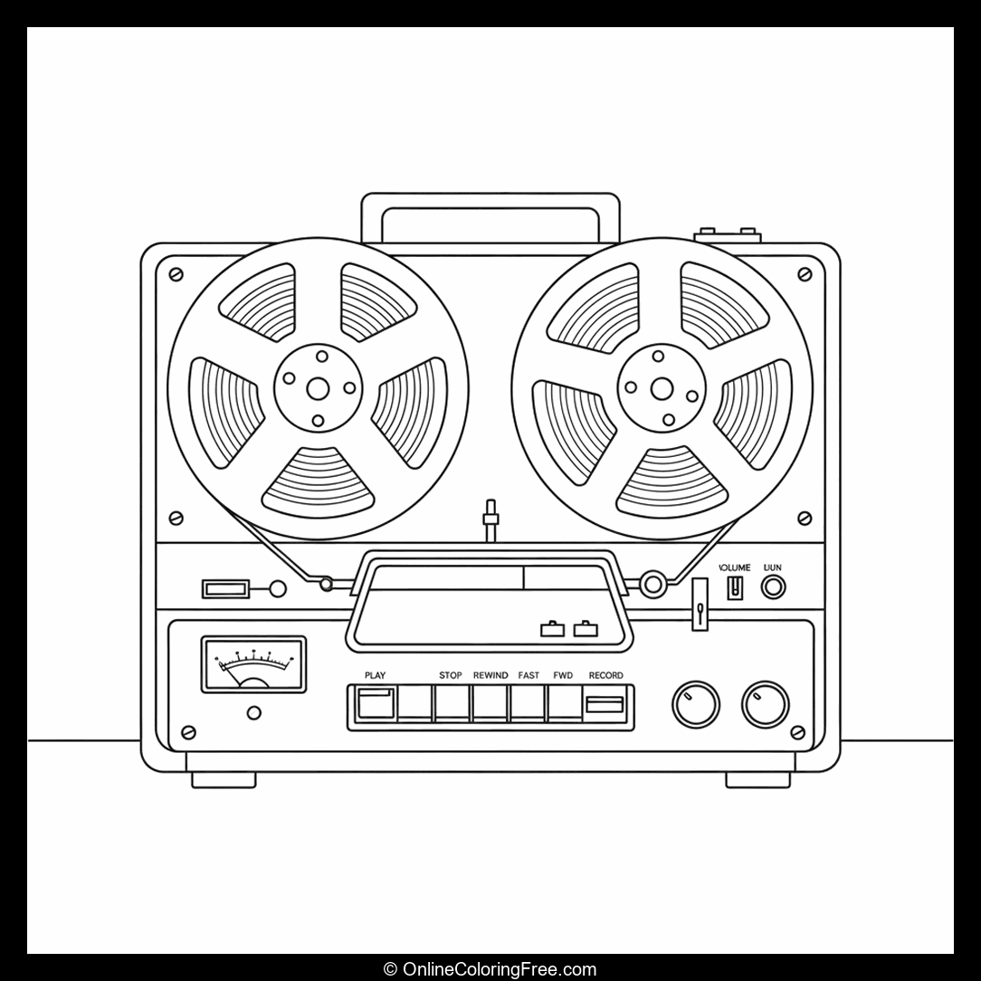 Reel-To-Reel Tape Recorder