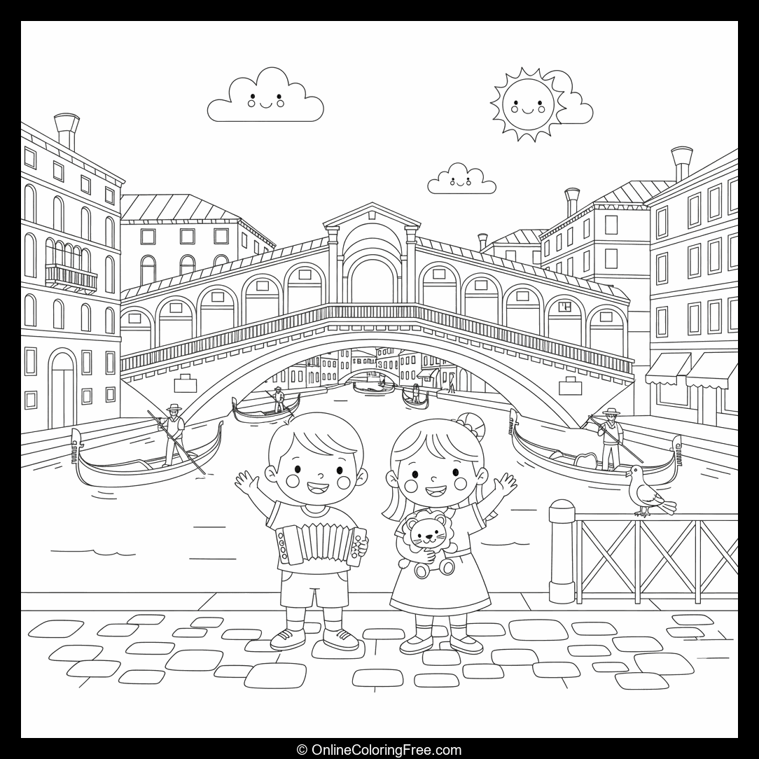 Rialto Bridge in Italy