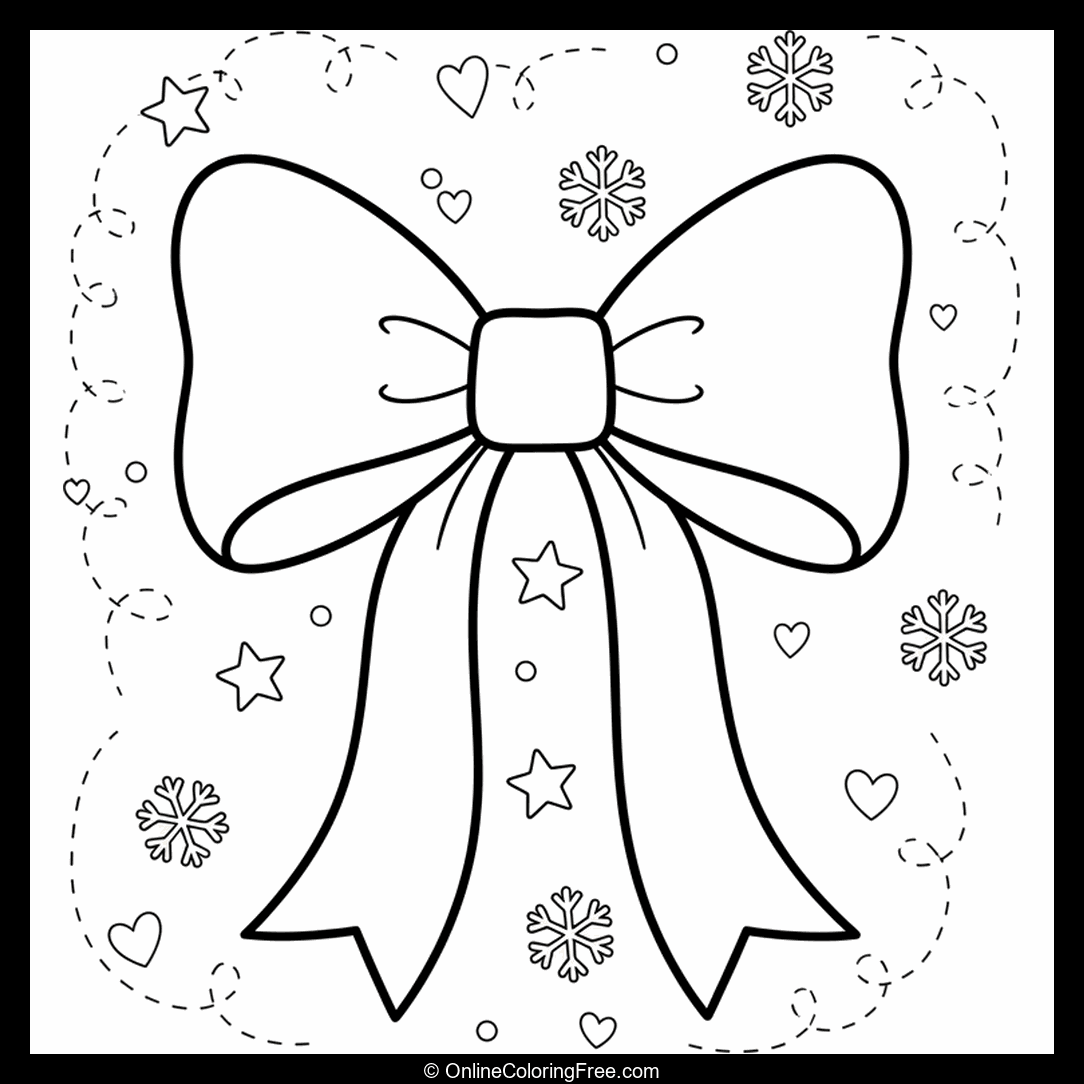 Christmas Ribbon Bow