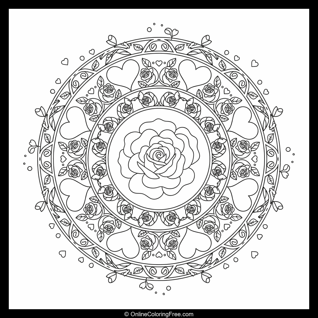 Rose Mandala
