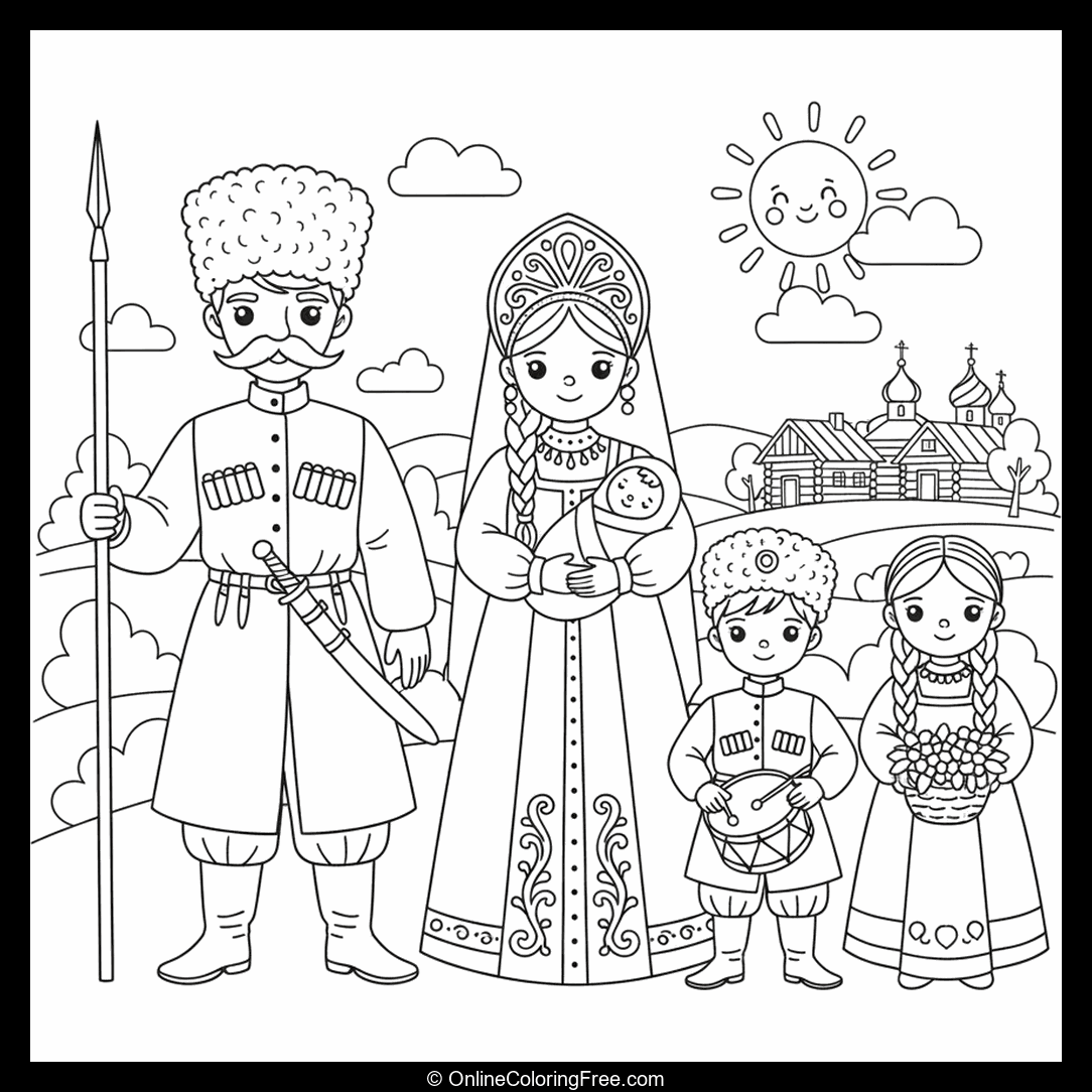 Russian Cossack People
