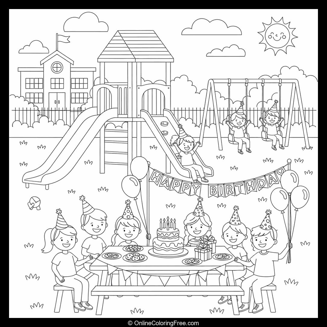 School Playground Party