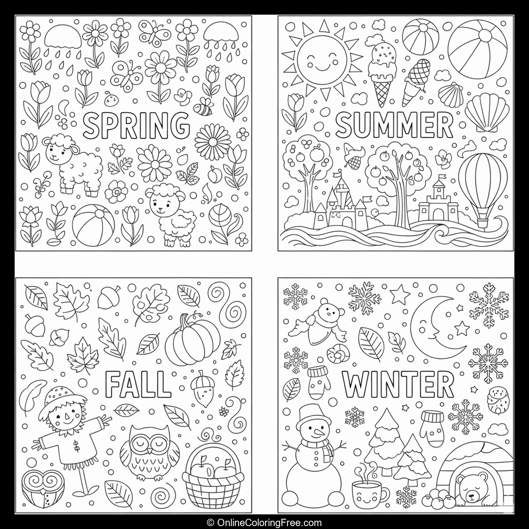 Seasonal Doodle Pages