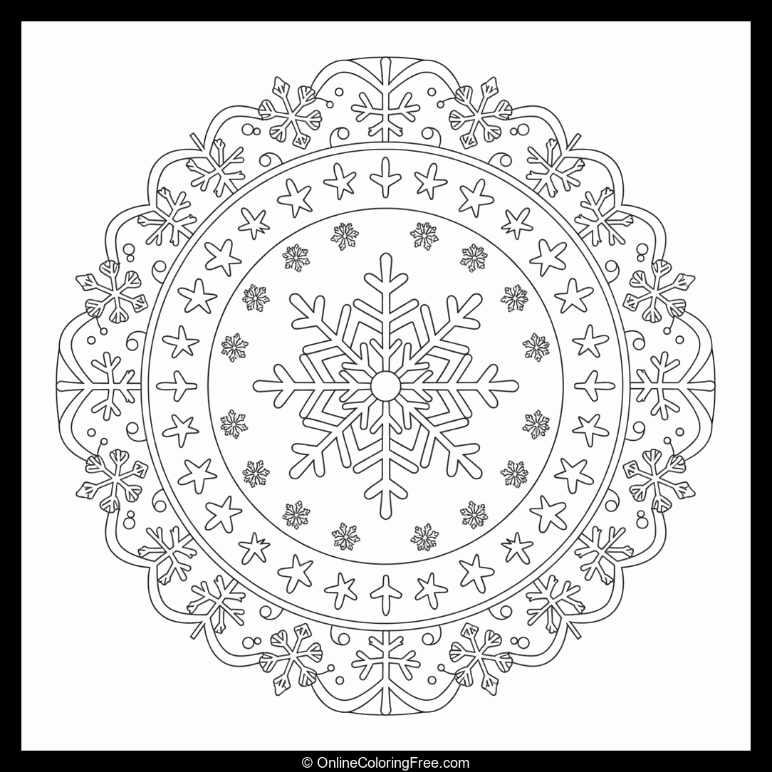 Snowflake Mandala