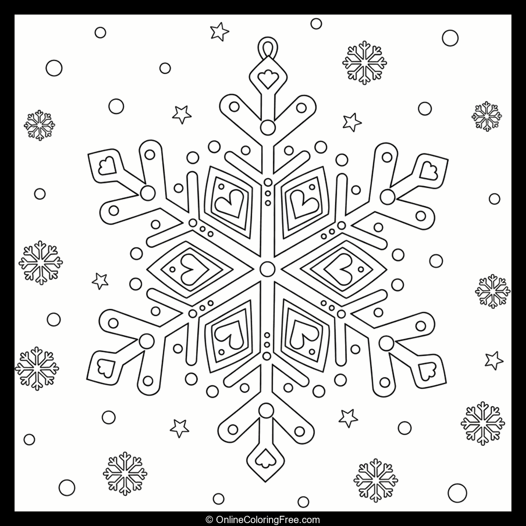 Snowflake Christmas Ornament