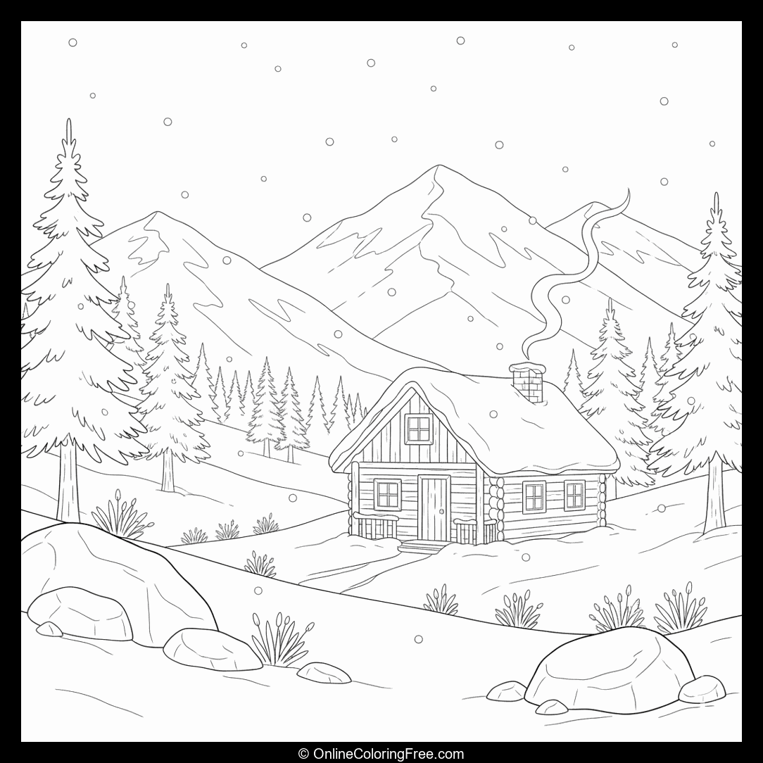 Snowy Mountain Cabin