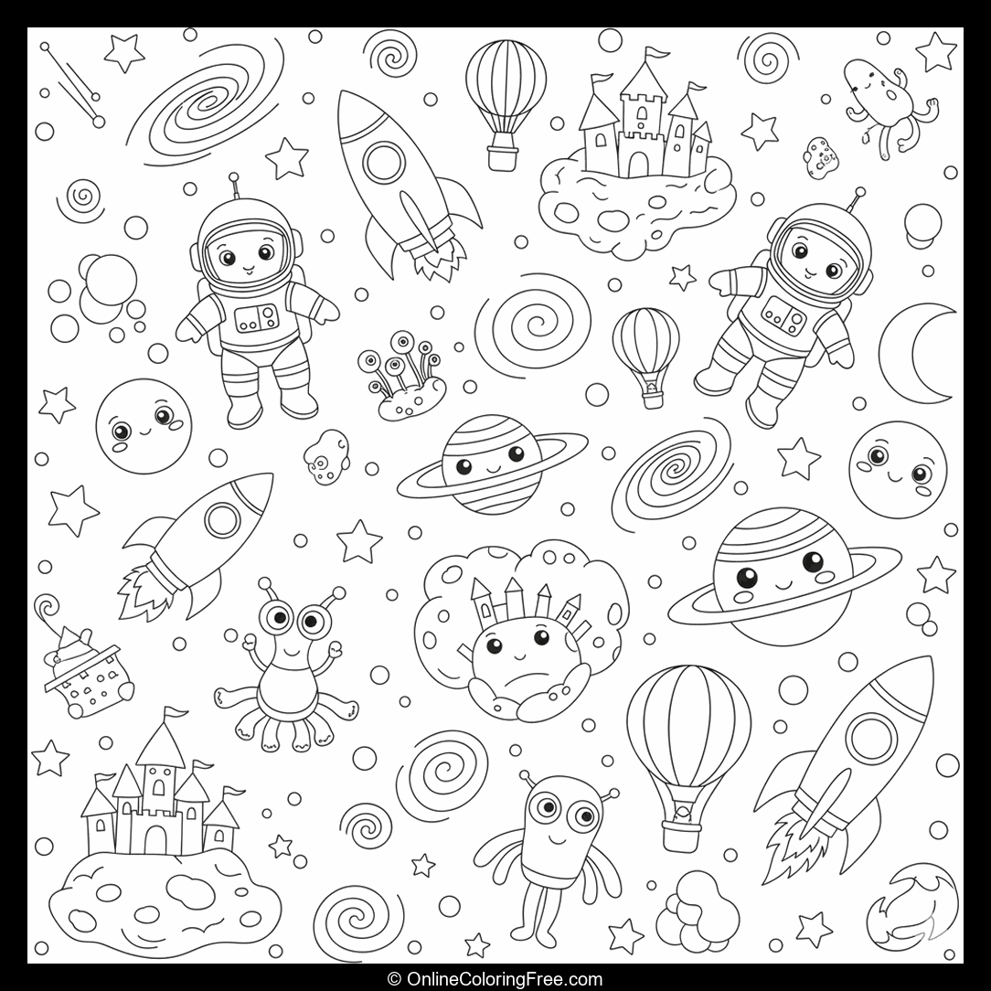 Space Fantasy Doodles