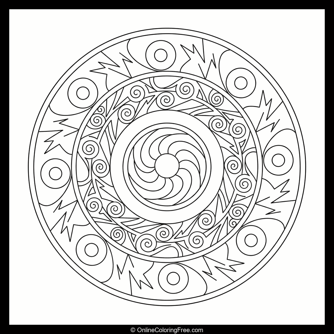 Spiral Energy Mandala