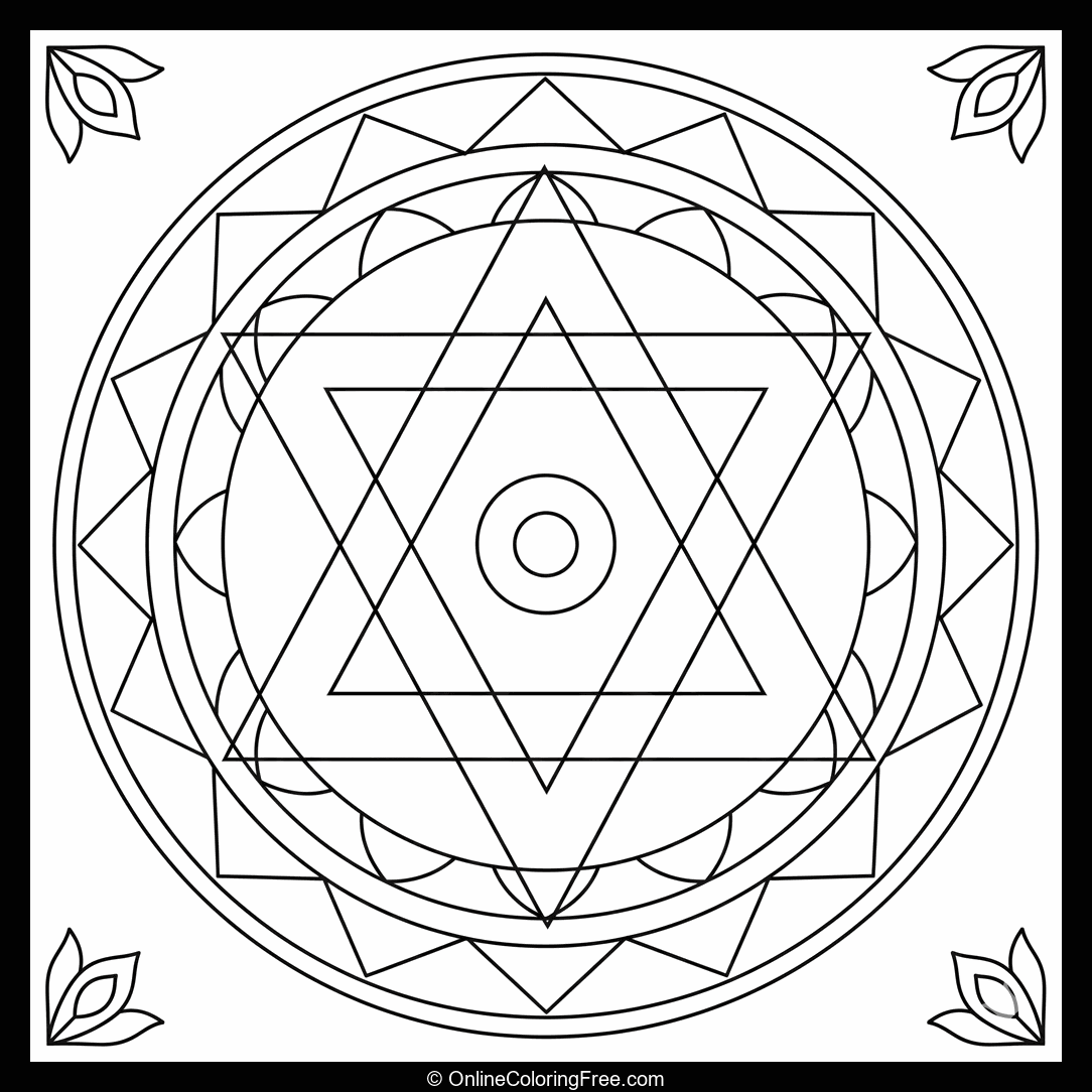 Sri Yantra Mandala