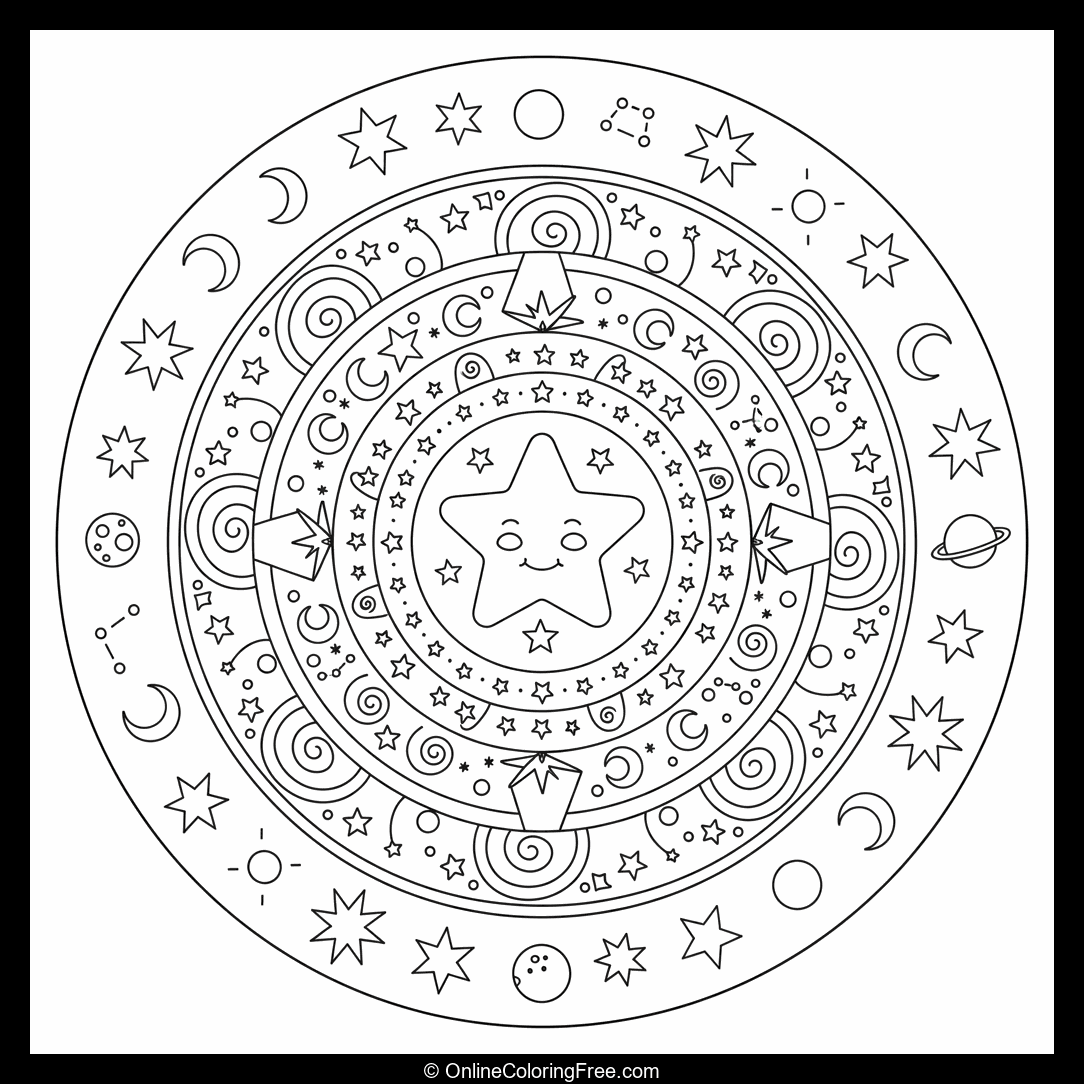 Star & Galaxy Mandala