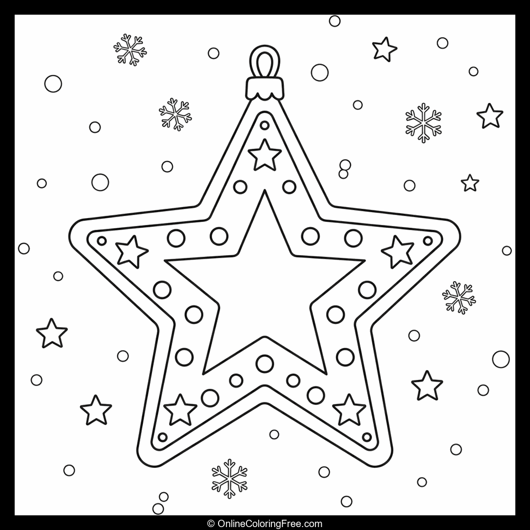 Star Christmas Ornament