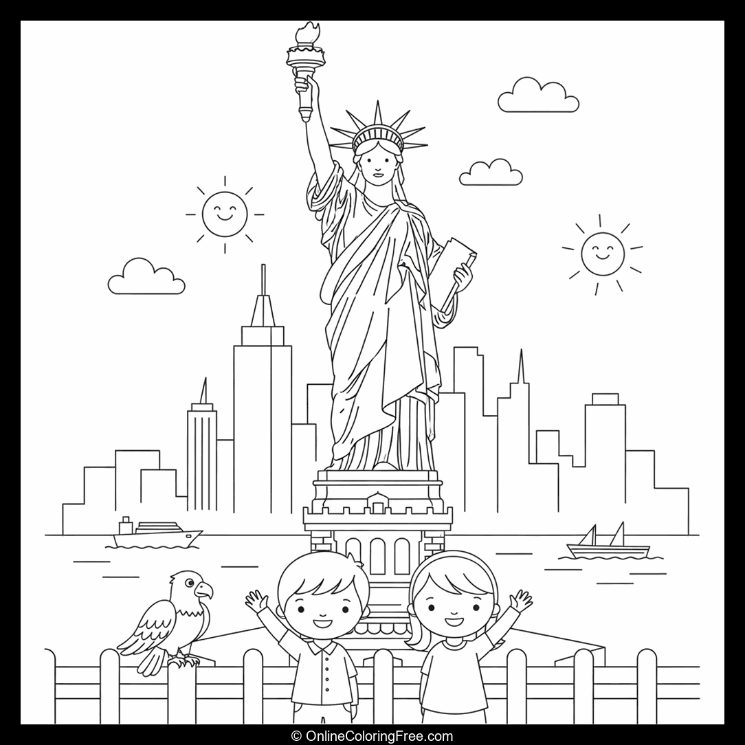 Statue of Liberty in USA