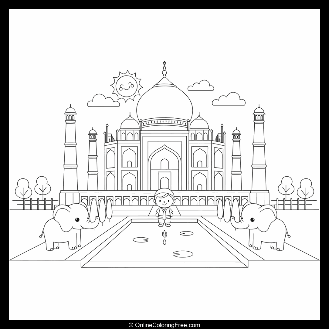 Taj Mahal in India