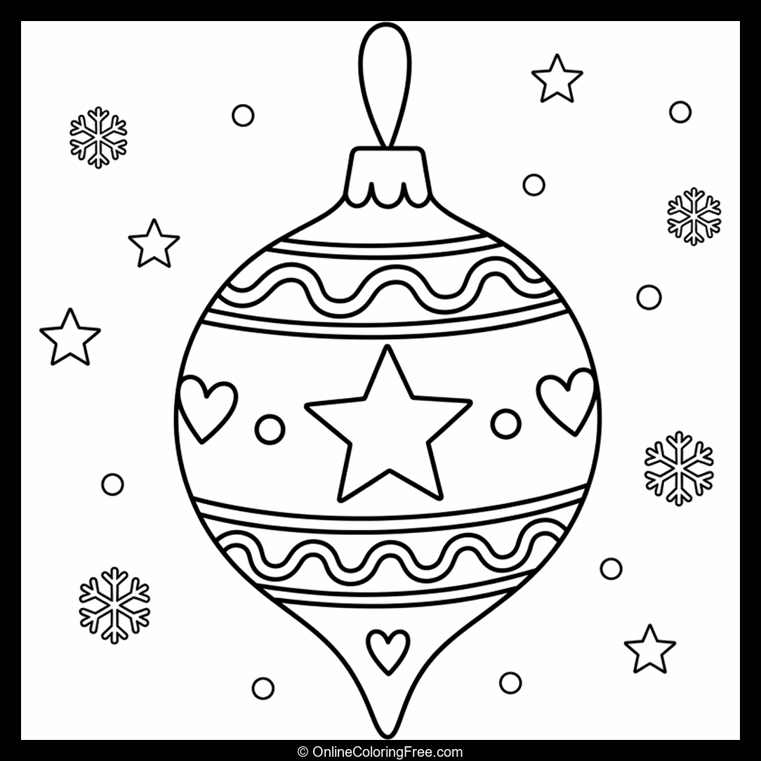 Teardrop Christmas Ornament