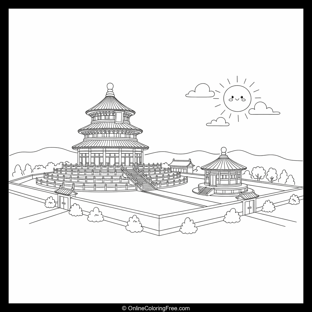 Temple of Heaven in China