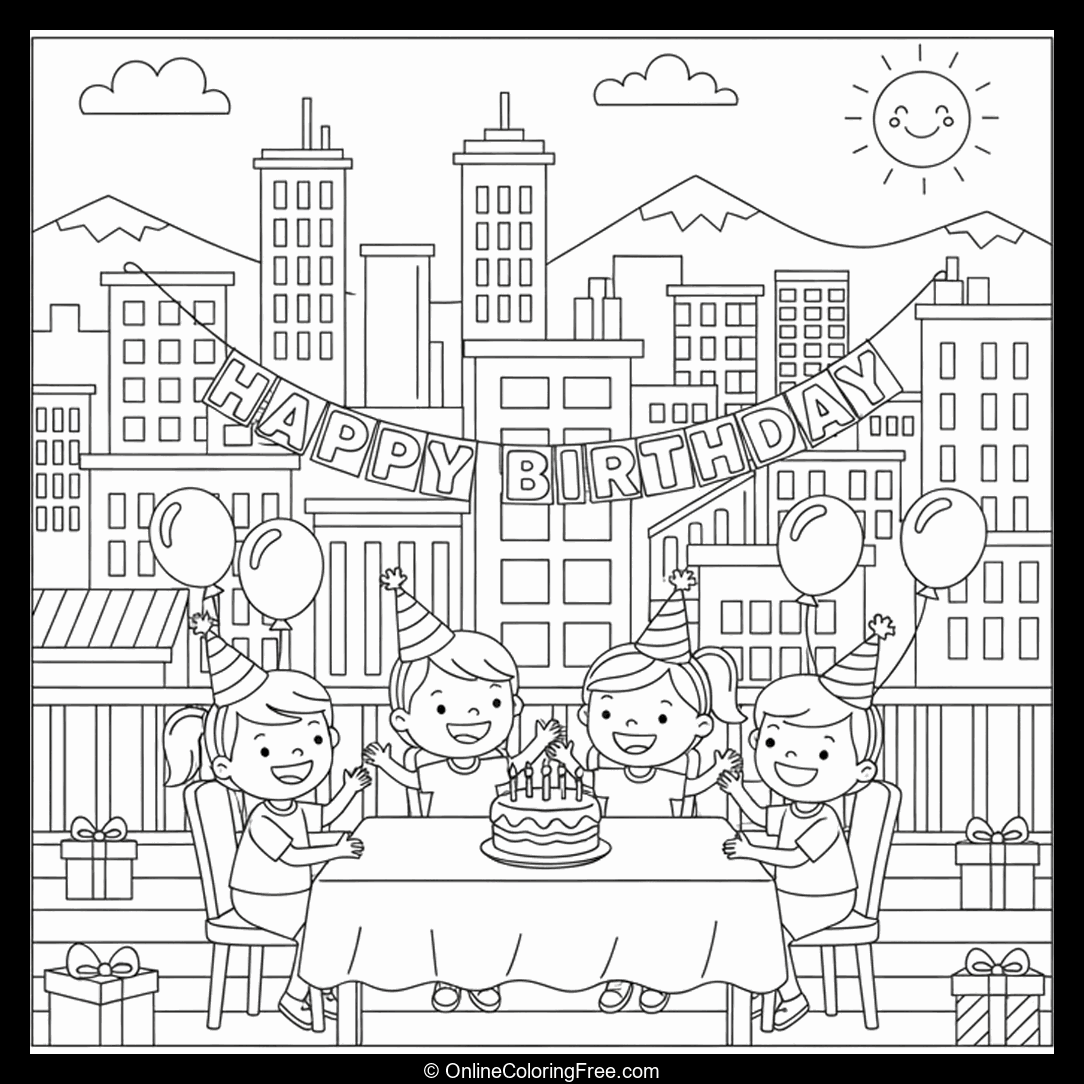 Terrace Birthday Party