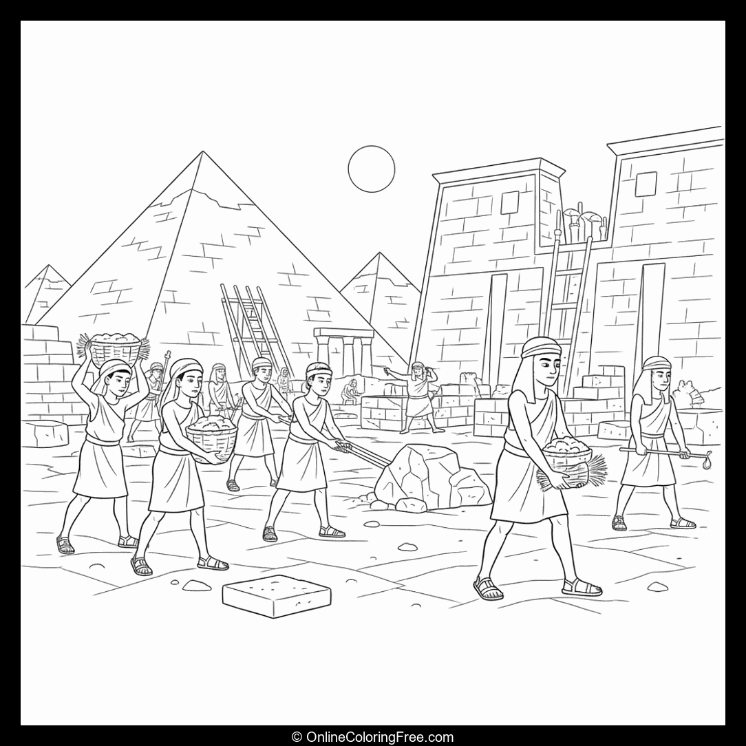 Bible Israelites Enslaved in Egypt