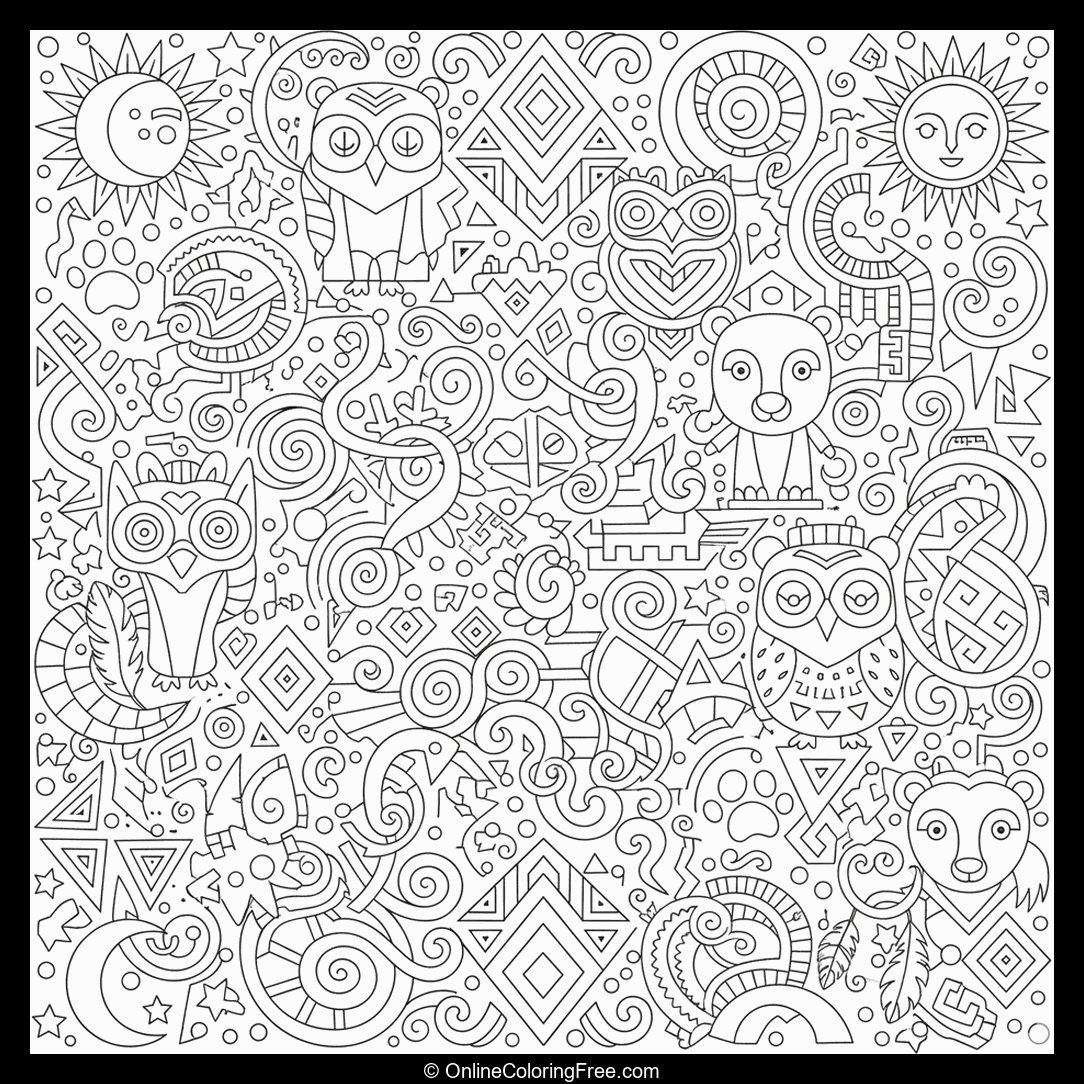 Tribal Pattern Doodles