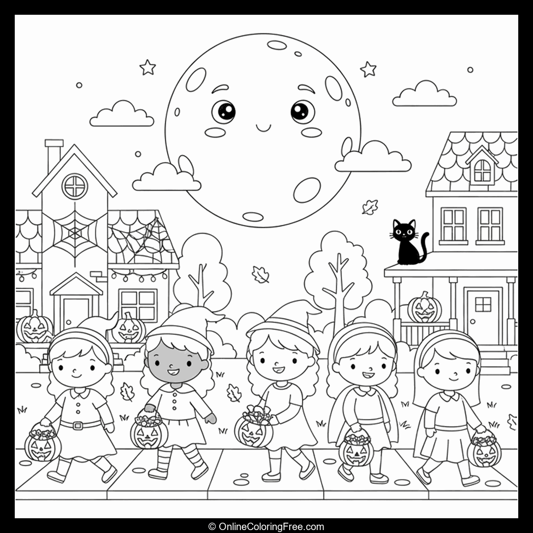 Halloween Trick-or-Treat Street