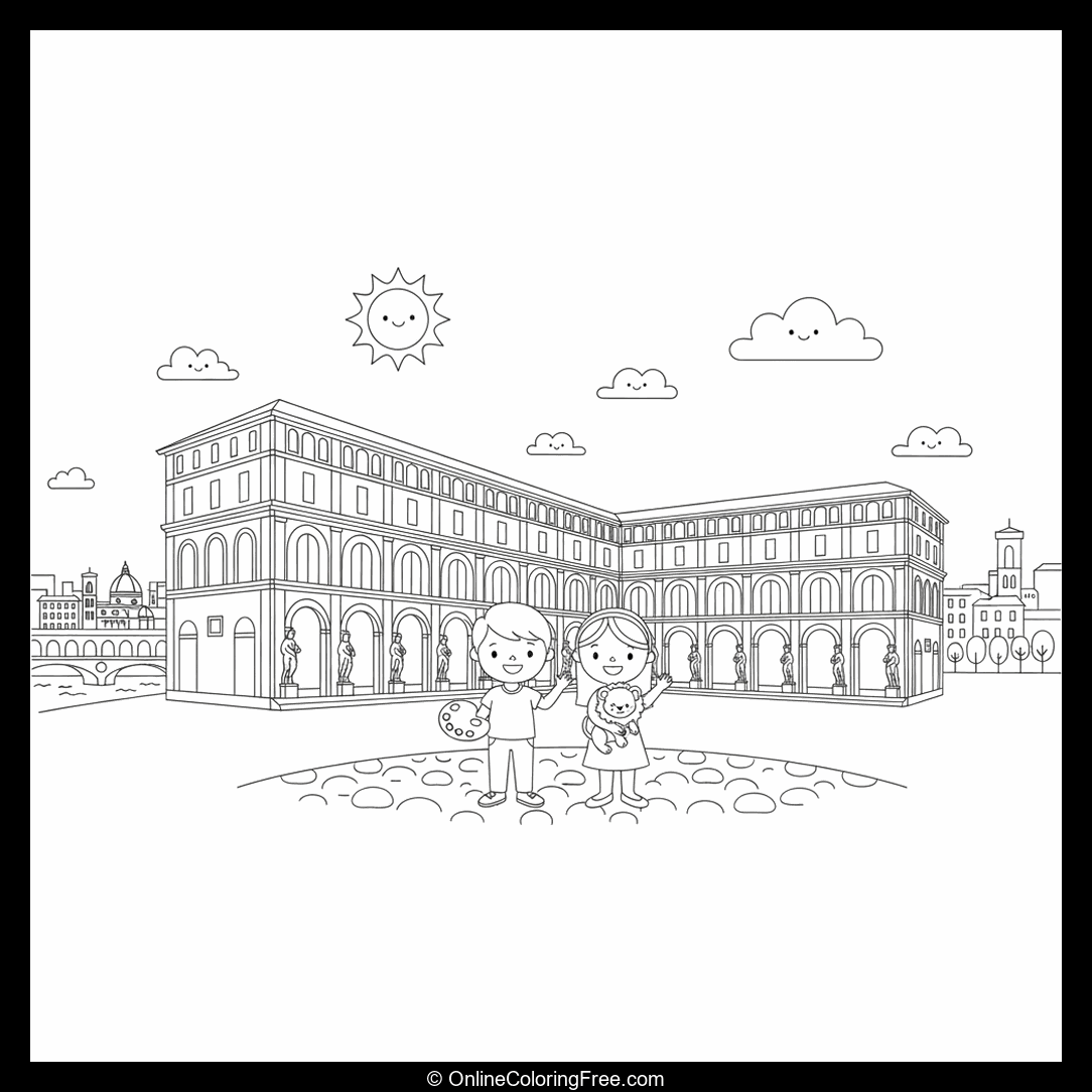 Uffizi Gallery in Italy