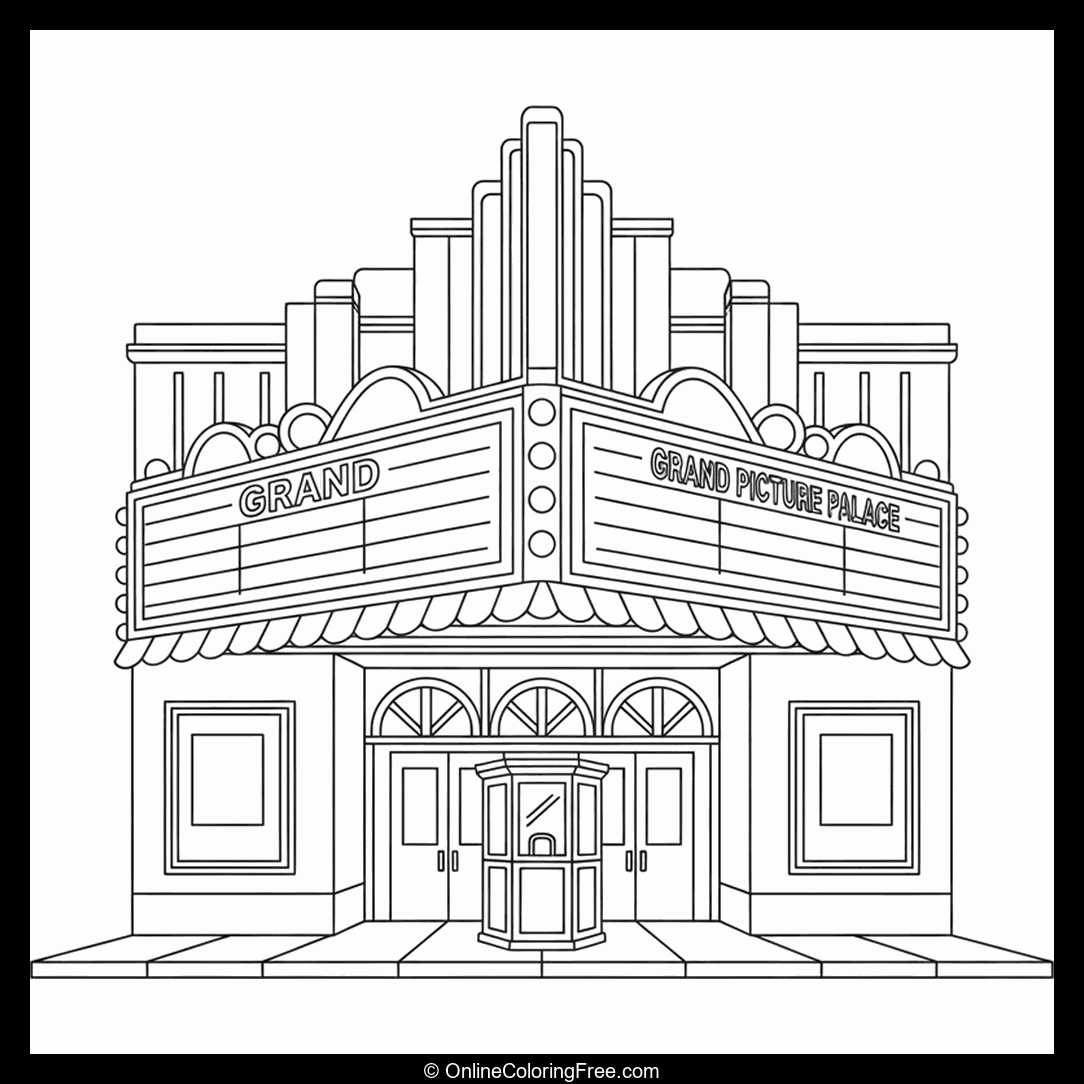 Vintage Cinema Entrance