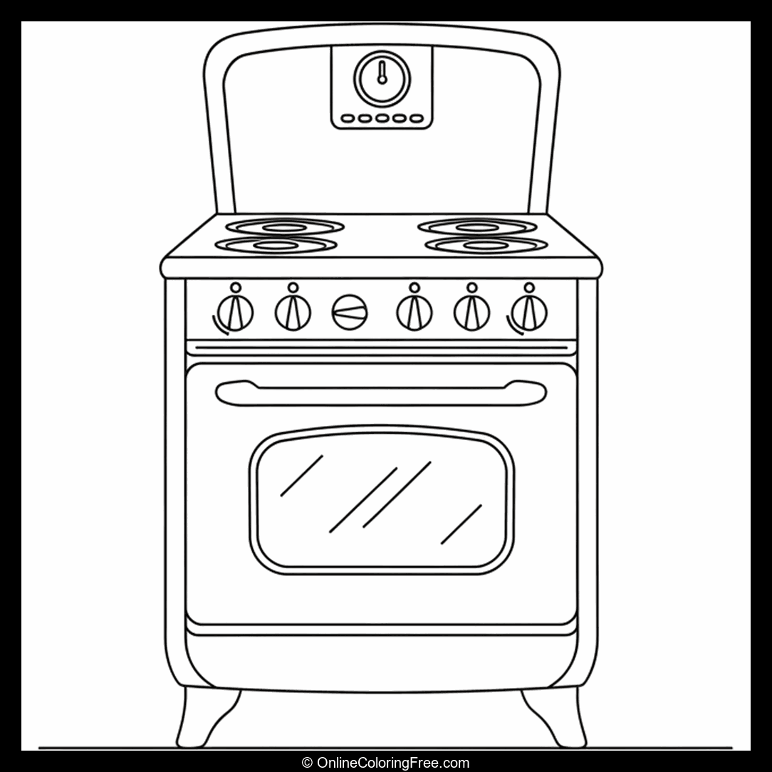 Vintage Kitchen Stove