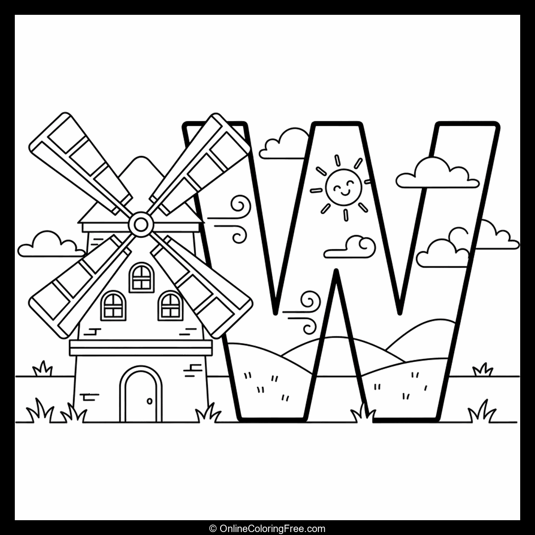 W for Windmill