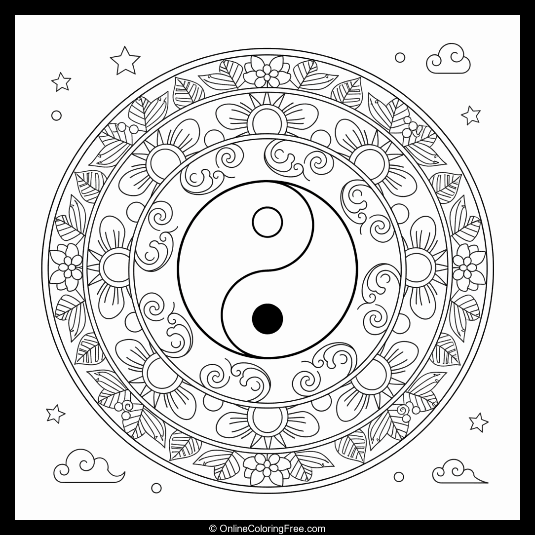 Yin Yang Mandala